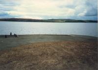 Fairlie Pier (no pier). Looking to the Great Cumbrae.<br><br>[Ewan Crawford //1987]