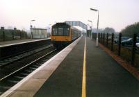 Eastbound DMU at Longniddry.<br><br>[Ewan Crawford //1987]