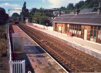Bowling looking west. Both station building and box have been swept away.<br><br>[Ewan Crawford //1987]