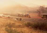 37 on northbound passenger train at Bridge of Orchy.<br><br>[Ewan Crawford //1988]