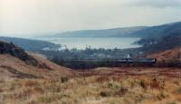 A Sprinter climbs hard from Garelochhead to Whistlefield. Beyond is the Gareloch with the Faslane base.<br><br>[Ewan Crawford //1990]