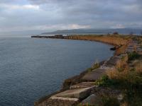 The curve of the pier at Craigendoran which once accommodated a track.<br><br>[Ewan Crawford //]