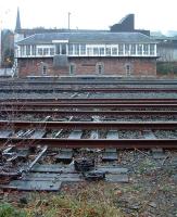 Stirling North signalbox. Shore Road level crossing was to the left, later replaced with an overbridge.<br><br>[Ewan Crawford //]