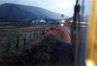 37416 approaches Achnasheen from the east at dawn.<br><br>[Ewan Crawford 03/01/1989]