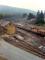 Oor Wullie leaves Crianlarich to cross the northbound sprinter at Ardlui.<br><br>[Ewan Crawford //1990]