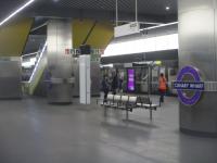 <h4><a href='/locations/C/Canary_Wharf_EL'>Canary Wharf [EL]</a></h4><p><small><a href='/companies/E/Elizabeth_Line'>Elizabeth Line</a></small></p><p>Canary Wharf station, Elizabeth Line, looking across from the eastbound platform to the westbound, from a train to Abbey Wood, on the First Day of Service, Tuesday, 24th May 2022. 9/18</p><p>24/05/2022<br><small><a href='/contributors/David_Bosher'>David Bosher</a></small></p>