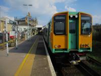 <h4><a href='/locations/S/Seaford'>Seaford</a></h4><p><small><a href='/companies/S/Seaford_Extension_London,_Brighton_and_South_Coast_Railway'>Seaford Extension (London, Brighton and South Coast Railway)</a></small></p><p>313211, ex-London Great Northern suburban unit from 1976, just arrived at the Seaford terminus of the branch from Lewes, with the ex-15.41 Southern service from Brighton and waiting to depart with the 16.27 return on Saturday, 15th April 2023. These old trains, with seats not properly aligning with the windows, are now all due for withdrawal in May 2023. This was only my second visit in 51 years to the Seaford branch, the last time being on the 'Brighton Belle Farewell Tour' in 1972 which visited a lot of electrified southern lines, including Seaford, Littlehampton and Bognor Regis with a final fast run from Brighton back to Victoria. 3/3</p><p>15/04/2023<br><small><a href='/contributors/David_Bosher'>David Bosher</a></small></p>