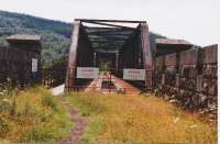 Northern approach to Creagan Viaduct in 1997.<br><br>[John Gray //1997]