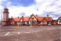 Exterior view of Wemyss Bay in 1985.<br><br>[Unknown //1985]