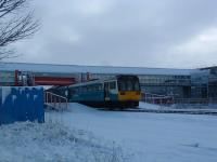Eastbound Pacer at the Metrocentre station.<br><br>[Ewan Crawford 28/02/2004]
