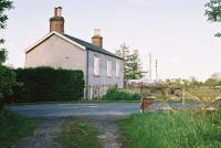Maxton Station looking towards Rutherford. The other crossing gate still exists.<br><br>[Clive Barlow 25/05/2006]