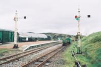 The new Leadhills station looking east towards Elvanfoot<br><br>[Clive Barlow 26/05/2006]