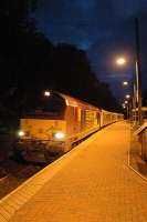 Southbound 67 hauled sleeper at Helensburgh Upper.<br><br>[Ewan Crawford 23/06/2006]