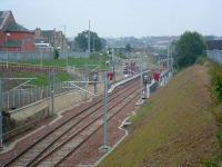 Larkhall, slightly more than six months after opening. Grass begins to grow on the  embankments.<br><br>[Ewan Crawford 03/07/2006]