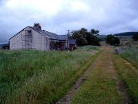 Belah cottages looking west to the signalbox and viaduct.<br><br>[Ewan Crawford 10/07/2006]