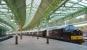 A train worthy of this grand station. The 'Royal Scotsman' overnighting at Wemyss Bay in May 2006. The locomotives are 37214 and 47854.<br><br>[Ewan Crawford 08/05/2006]