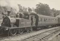 H.R. 0.4.4T 55051 on Dornoch Branch train.<br><br>[G H Robin collection by courtesy of the Mitchell Library, Glasgow 03/07/1950]