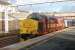 Edinburgh portion of the Lowland Sleeper preparing to leave Carstairs on 11 July 2006 behind EWS 37405.<br><br>[John Furnevel /07/2006]